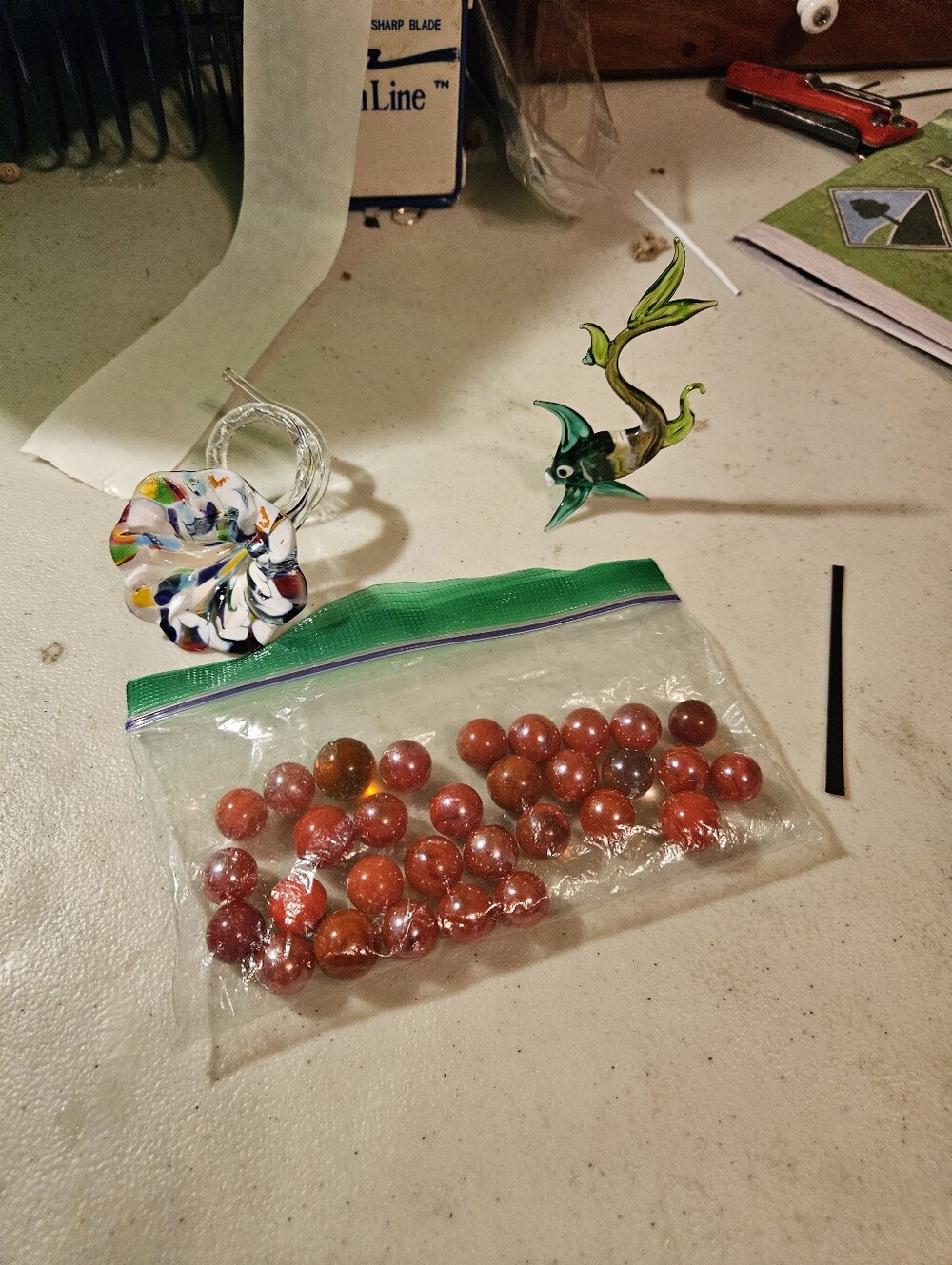 Kids Decorative Marbles - Orange Blend